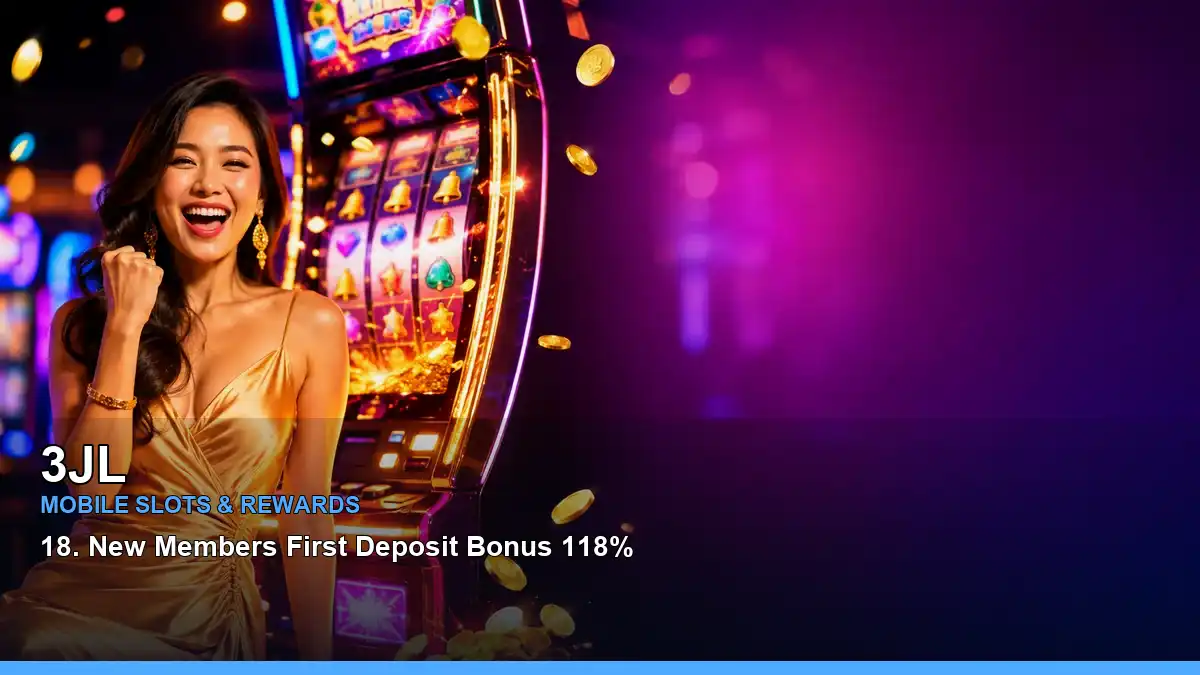 3JL jackpot slot games featuring an adult Filipina casino host with a radiant composition